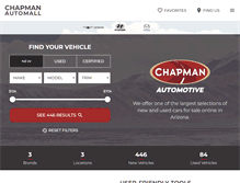 Tablet Screenshot of chapmanautomall.com